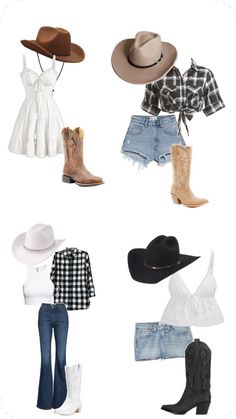 Rodeo Outfits For Women, Mode Country, Cowgirl Halloween Costume, Country Concert Outfit Ideas, Country Outfits Women, Most Pinned, Country Concert Outfits, Outfit Hacks