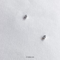 Super Tiny Teardrop Silver Stud Earrings - 925 Sterling Silver Small Tear Earrings For Her Sterling Silver