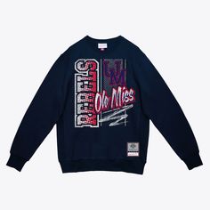 Gear up on cooler days with this Ole Miss Rebels Halftime Script Pullover Sweatshirt from Mitchell & Ness. Soft fabric and a classic crew design provide a comfortable fit and feel. The Ole Miss Rebels details are the perfect throwback touch for this pullover. Ole Miss Rebels, Kids Journal, Ole Miss, Mens Navy, Pullover Sweatshirt, Soft Fabric, Comfort Fit