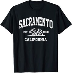 Sacramento California CA vintage state Athletic style T-Shirt Escondido California, Sacramento California, Athletic Style, Custom Shirt, Mens Long Sleeve Tee, Style T Shirt, Athletic Fashion, Sacramento, Custom Shirts