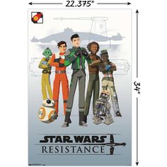 star wars resistance poster with characters