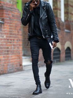 Black Jeans Outfit Winter, Black Leather Jacket Outfit, Black Mermaid Prom Dress, Mens Fashion Summer Outfits, Smart Casual Women Outfits, Leggings Outfit Summer, Grey Leather Jacket, Jeans Outfit Winter