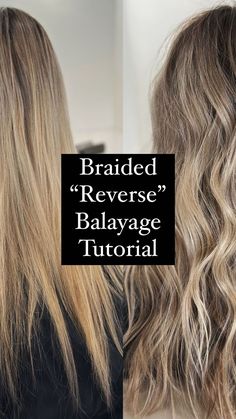 How To Color Melt Hair Diy, Reverse Balayage With Money Piece, Reverse Money Piece Hair, Diy Balayage At Home, Braided Balayage, Balayage Before And After, How To Bayalage Hair, Diy Balayage, Color Melting Hair