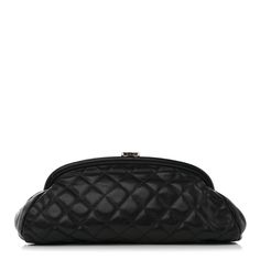 This is an authentic CHANEL Caviar Quilted Timeless Clutch in Black. This stylish clutch is beautifully crafted of diamond quilted caviar leather. The clutch features a polished silver kiss lock in the form of a Chanel CC logo that opens to a black leather interior with a zipper pocket. 1407444 Black Caviar Leather Evening Bag, Luxury Caviar Leather Evening Bag, Designer Caviar Leather Bags For Formal Occasions, Classic Formal Caviar Leather Bag, Classic Clutch With Palladium Hardware, Formal Quilted Clutch, Luxury Clutch With Silver-tone Hardware, Luxury Formal Clutch With Silver-tone Hardware, Luxury Quilted Clutch For Formal Occasions