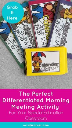 the perfect differentiated morning meeting activity for your special education classroom