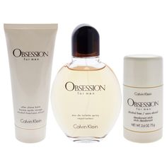 3 Pc Gift Set - 4oz EDT Spray, 2.6oz Deodorant Stick, 3.3oz After Shave Balm. Launched by the design house of Calvin Klein in the year of 1986. This oriental woody fragrance has a blend of citrus, lavender, red berries, carnation, vanilla nutmeg, coriander, cinnamon, jasmine, pine tree, patchouli, vetiver, benzoin, and amber. Calvin Klein Gift For Him, Calvin Klein Obsession, Deodorant Stick, After Shave Balm, Woody Fragrance, Red Berries, After Shave, Alcohol Free, Deodorant