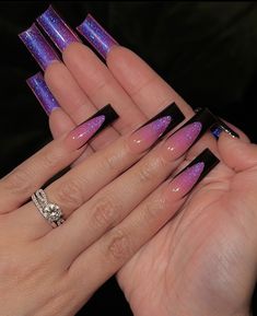 Love Pattern, Nails French, Bling Acrylic Nails, Square Acrylic Nails, Christmas Nail, Fire Nails, Fancy Nails, Dope Nails