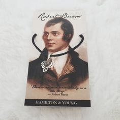 a book with an image of a man on it