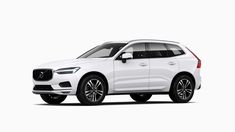 a white volvo suv on a white background