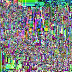 an abstract image of multiple colored squares and rectangles