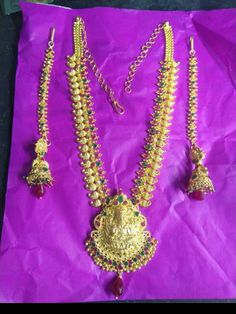 Matilu Designs Gold, 20 Grams Gold Necklace Designs, Matilu Designs, Gold Necklace Designs Latest, Chandbali Earrings Gold, Kasu Mala, Mango Haram, Beaded Wedding Jewelry