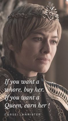 game of thrones quote with image of cerseliann starke from the show