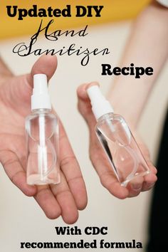 Hand Sanitizer Recipe, Natural Hand Sanitizer, Fine Mist Spray Bottle, Crunches Workout, Homemade Cleaning Products, Perfume Samples, Cleaners Homemade, Saved By Grace, Diy Health