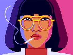 Dr Azumi by Julian Burford #dribbble #dribbblers #illustration #design Posca Art, Ppt Design, Illustration Styles, 캐릭터 드로잉, Affinity Designer, Vector Portrait, Free Illustration, Arte Inspo, Art Et Illustration