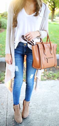 #fall #fashion casual / oversized cardigan Lazy Girl Outfits, Mode Shoes, Inspired Outfits, Street Chic