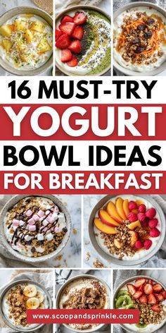 16 must try yogurt bowl ideas for breakfast that are delicious and easy to make