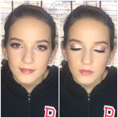 Dance Team Makeup, School Makeup Aesthetic, School Dance Makeup, Dance Recital Makeup, Stage Makeup Dancer, Genie Makeup, Middle School Makeup, Belle Makeup