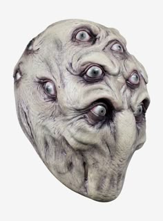 Argus Monster Mask Halloween Party Adult Latex Mask Scary Mask Ideas, Mask Monster, Multiple Eyes, Horror Inspiration, Eyes Mask, Terrifying Stories, Scary Halloween Masks, Monster Mouth, Zombie Mask