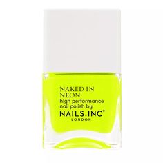 Nails Inc. Naked In Neon Nail Polish - Knightriders Street - 0.47 Fl Oz : Target Neon Nail Polish, Target Beauty, Crayon Box, Beauty Consultant, Nail Polish Sets, Neon Nails, Nails Inc, Nail Polish Remover, Pedicure Nails