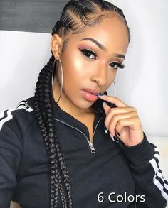 Cornrow Hair Accessories, Feedin Braids, 2019 Hairstyles, Slay Girl, Hair Color Shades, Cornrows Braids, Cornrow Hairstyles, Braids Wig, Baddie Hairstyles