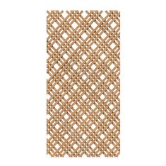 a woven bamboo mat with small dots on the bottom, and a square pattern in the middle