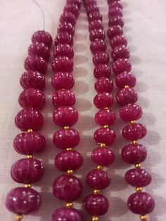 Ruby Pumpkin Natural Ruby Corundum Carving Pumpkin Beads Round Beads Gemstone String 1.Ruby Pumpkin shape 2. Ruby Corundum 3. 112 -carat weight - Approx -11 mm Size - 3.5 inch 9 piece String 4. 170 -carat weight - Approx - 10 mm Size - 6.5 inch 19 piece String 5. 167 -carat weight - Approx - 9 mm Size - 8 inch 25 piece String 6. 169 -carat weight - Approx - 8 mm Size - 10 inch 30 piece String 7, The necklace is with tassel because you can easily adjust your necklace length. 8. If you want any ch Pumpkin Beads, Pumpkin Bead, Ruby Beads, Black Beaded Jewelry, Natural Ruby, Black Beads, Necklace Length, Pumpkin Carving, 10 Inch