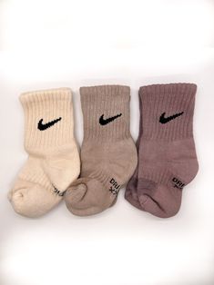 Toddler Size 7c-10c Earth Tones 3 Pack Nike Solid Dye Crew - Etsy Beige Non-slip Socks, Baby Swag, Mens Casual Outfits Summer, Katy Tx, Athletic Socks, Mens Casual Outfits, Baby Birthday, Toddler Sizes, Baby Fever