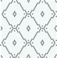 an image of a white and gray pattern with dots on the bottom, which is made up of circles