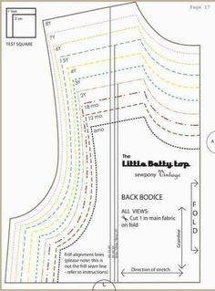 the little patty top sewing pattern is shown with instructions to make it easier for you to sew