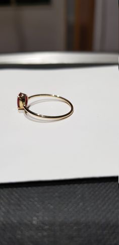 14k solid yellow gold 6x4 mm natural ruby precious gemstone ring. 1. The weight of the natural ruby precious gemstone used in the ring =0.56 cts. 2. The weight of the 14k solid yellow gold used in the ring=0.840 gms. The ruby is the birthstone for the people born in the month of July. This is absolutely gorgeous ring. I am pretty confident that my work will be appreciated. Thanks. Yellow Gold Ruby Ring With Prong Setting, Yellow Gold Pear-shaped Ruby Promise Ring, Pear-shaped Yellow Gold Ruby Promise Ring, Pear-shaped Ruby Promise Ring In Yellow Gold, Pear-shaped Ruby Ring In Yellow Gold With Prong Setting, Yellow Gold Emerald Cut Ruby Promise Ring, Gold Emerald Cut Ruby Ring, Emerald Cut Ruby Ring In Yellow Gold For Promise, Yellow Gold Emerald Cut Ruby Ring For Promises