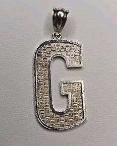 I just added a new item to eBay, 925 Silver Dainty Capital Letter G Initial Name Monogram Necklace Charm Pendant! #eBay #eBaySeller G Initial, Initial Name, Letter G, Monogram Necklace, Capital Letters, Necklace Charm, Fine Jewellery Necklace, Charm Pendant, Check It Out