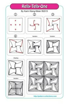 the instructions for how to draw pillows in different shapes and sizes, with pictures on each side