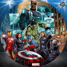 an image of the avengers movie characters