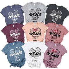 Custom Name Disney Family Vacation Matching Shirts, Personalized Disney Trip Shirts, Disney Park Shirts, Custom Mickey Minnie Gifts For Family By Miosama. mickey and minnie,  disney matching tee,  disney group shirt,  custom disney shirt,  disney tshirt,  disney vacation shir,  disney family shirt,  disney park shirt,  disney shirt women,  disney world shirt,  disney land shirt,  disney trip shirt,  personalized disney ... Disney Vacation Shirts Ideas, Matching Family Disney Outfits, Disney Park Shirts, First Disney Trip Shirt, Vacation Matching Shirts, Disney Tshirt, Custom Disney Shirts, Disney Family Shirts, Disney Family Vacation Shirts