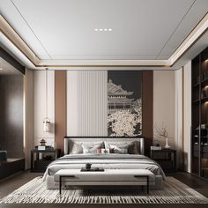 Modern bedroom Bedroom Interior Modern Contemporary, Modern Contemporary Bedroom Design Ideas, Bed Panelling Modern, Behance Bedroom, Kitchen Window Design, Bedroom Pop Design, Hotel Lobby Design, Contemporary Bedroom Design, Guest Bedroom Design