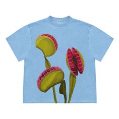 Aesthetic t-shirt with a detailed graphic of Venus Flytrap - graphic t-shirts- boogzel clothing Grunge Looks, Venus Flytrap, 90s Y2k Fashion, Y2k Summer Outfits, Outfits Retro, Venus Fly Trap, Baby Tees Y2k, Y2k Baby Tee, Aesthetic T Shirts