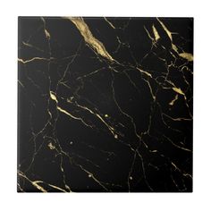 a black and gold marble textured background