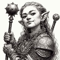 Dungeons And Dragons Art, Dungeons And Dragons Characters, Fantasy Rpg, Sci Fi Fantasy, Dnd Characters, Character Portraits, Role Playing, Character Concept, Female Art