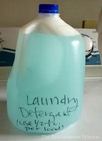 a plastic bottle with writing on it sitting on a counter