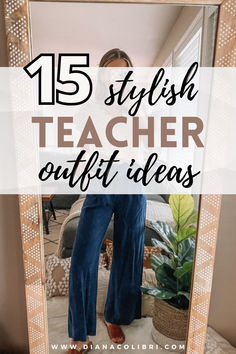 15 Cute and Stylish Fall Teacher Outfit Ideas to Feel Confident in the Classroom - Diana Colibri Cute Work Outfits Teacher, Comfy Outfits Teacher, Cute Fall Outfits For Teachers, Fall 2024 Fashion Trends Teacher, Autumn Teacher Outfits Uk, What To Wear Teacher Outfits, Cute Plus Size Teacher Outfits, Teacher Clothes 2024, October Teacher Outfits