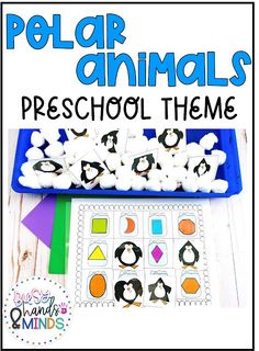 a penguin themed preschool theme with penguins and polar animals