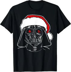 Amazon.com : boy disney star wars Darth Vader Sketch, Sketch Christmas, Darth Vader Christmas, Star Wars Outfits, Star Wars Christmas, Christmas Graphic, Star Wars Shirts, Star Wars Darth, Star Wars Darth Vader