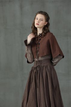 Fantasy Peasant Dress, Lotr Clothes, Victorian Fashion Aesthetic, Medieval Adventurer, Northern Fashion, Peasant Outfit, Medieval Dress Peasant