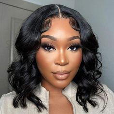 Ashimary-0-Skill -Needed-V-Part-Glueless-Wig-short-Straight-Bob-Human-Hair Hd Lace Wigs, Virgin Hair Wigs, Short Human Hair Wigs, Quick Weave, Short Wavy, Body Wave Wig, Short Bob Wigs, Bob Wig, Short Wigs