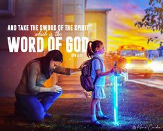 Praying protection over all the children going back to school. 💛🙏🏼💛 Praying In The Spirit, Spiritual Warrior, Ephesians 6, Bible Illustrations, Before School, Jesus Photo, Christian Artists, The Word Of God, Lion Of Judah