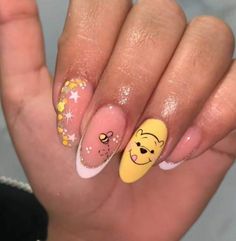 Inside Out Nails, Cartoons Nails, Mixed Nails, Teacher Nails, Nail Halloween, Halloween Nail Art Ideas, Disney Inspired Nails