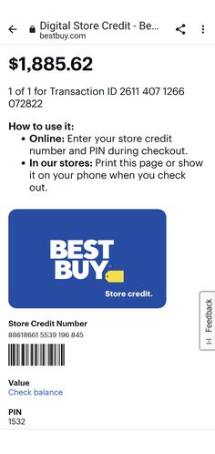 the best buy credit card is on sale