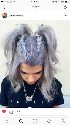 Punk Rock Hairstyles, Rave Hairstyles, Side Braid Hairstyles, Fest Outfits, Peinados Fáciles Para Cabello Corto, Pinterest Hair, Penteado Cabelo Curto, Festival Hair, Braided Hair