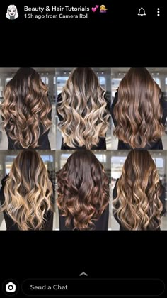 Balyage Long Hair, Hair Dye Tips, Honey Brown Hair, Hair Color Streaks, Different Hair