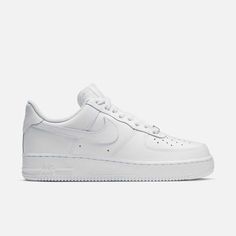 Nike Women's Air Force 1 '07 'Triple White' Nike Air Force 1 07, Heritage Fashion, Serena Williams, Nike White, Stitching Leather, Nike Air Force 1, Nike Dunk, Nike Air Force Sneaker, Relaxed Style